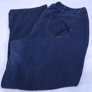 LANE BRYANT Jeans Womens Plus Size Size 24 Blue Distinctly Boot Denim Stretch